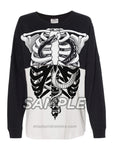Snake Ribcage Long Sleeve Shirt