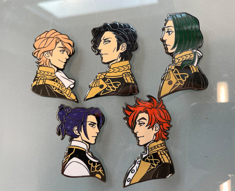 Fire Emblem 3 Houses Enamel Pins