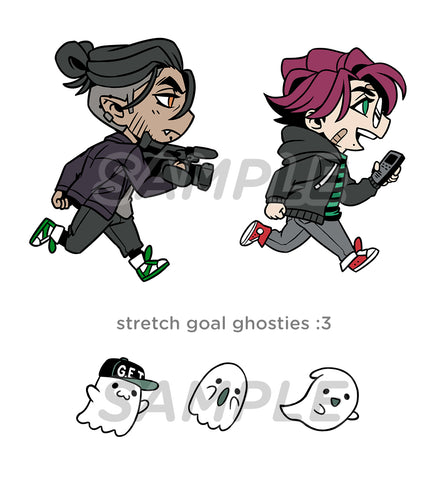 The Hunt KS Enamel Pin Set
