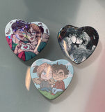 Avialae Heart Buttons