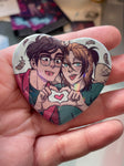 Avialae Heart Buttons