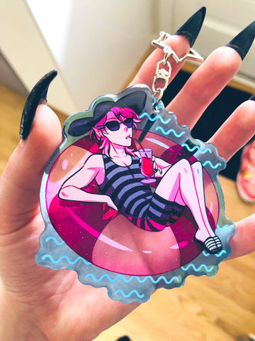 Summertime Vampire Keychain