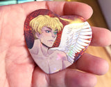 Devilman Crybaby Heart Buttons