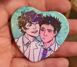 Haikyuu Heart Buttons