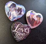 Sheith Heart Buttons