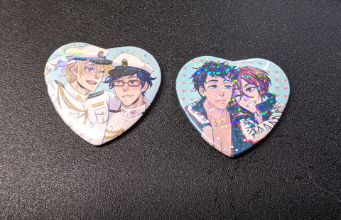 Free! Heart Buttons