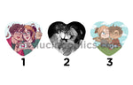 Avialae Heart Buttons